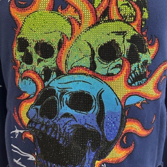 Dk Royal Skulls‎ on Fire Crewneck - Picture 2 of 5